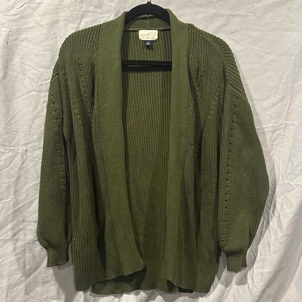 Universal Thread Olive Green Women's Cardigan